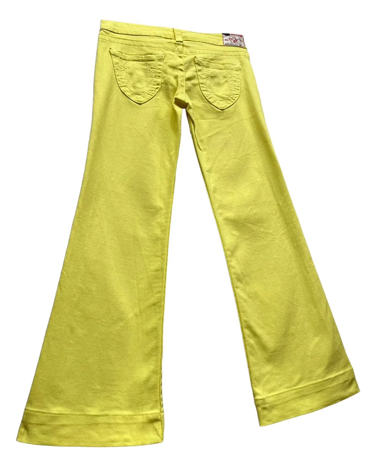 🔥Vintage TRUE RELIGION DISCO CANDICE Crystal Button Flared
