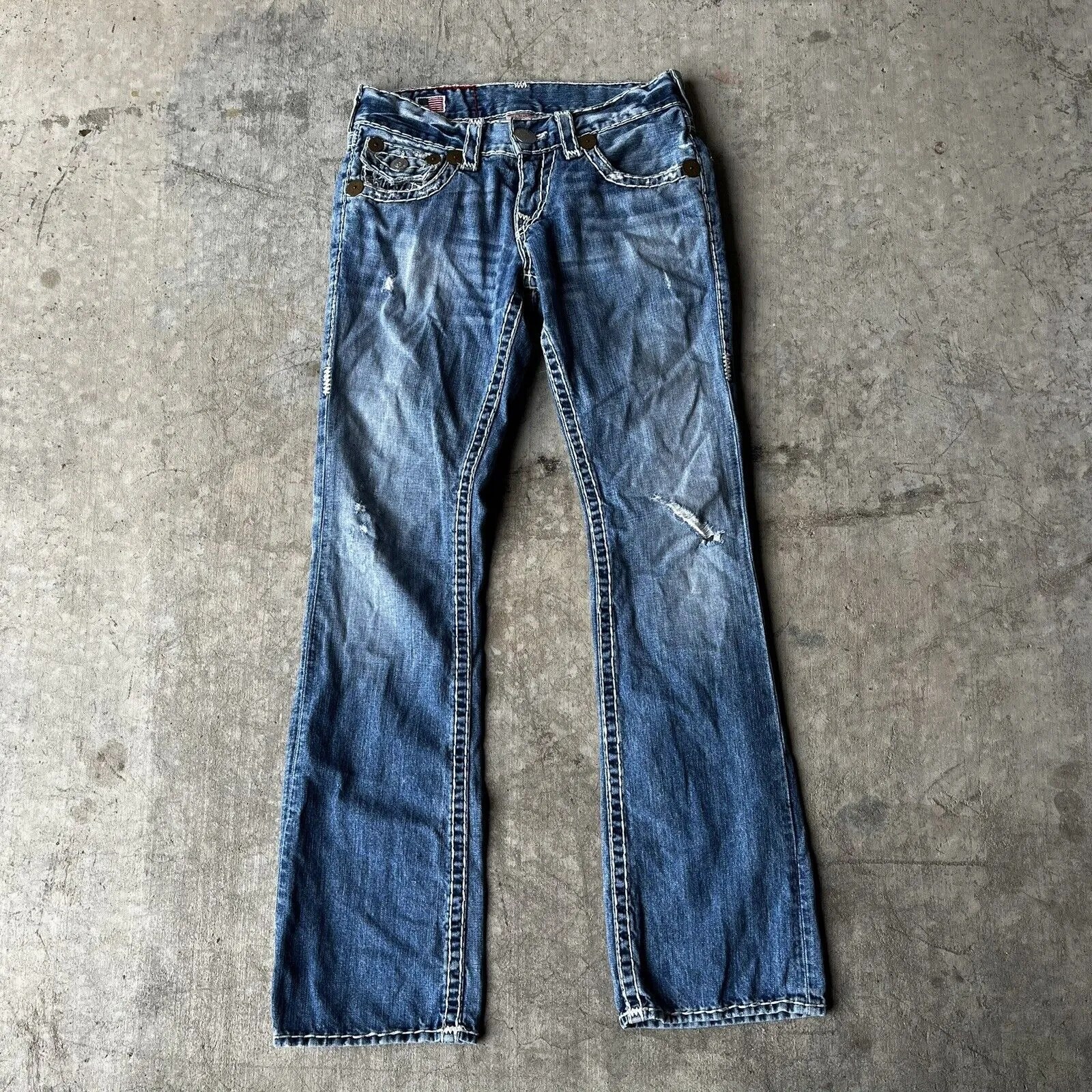 VTG True Religion Made in the Usa Stitch Billy Super T