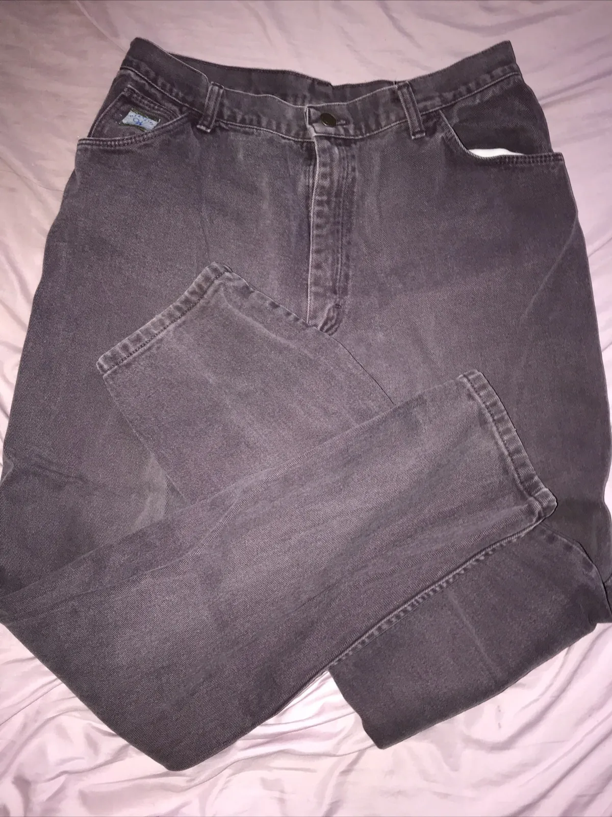Vintage Wrangler For Women Purple High Waisted Jeans.