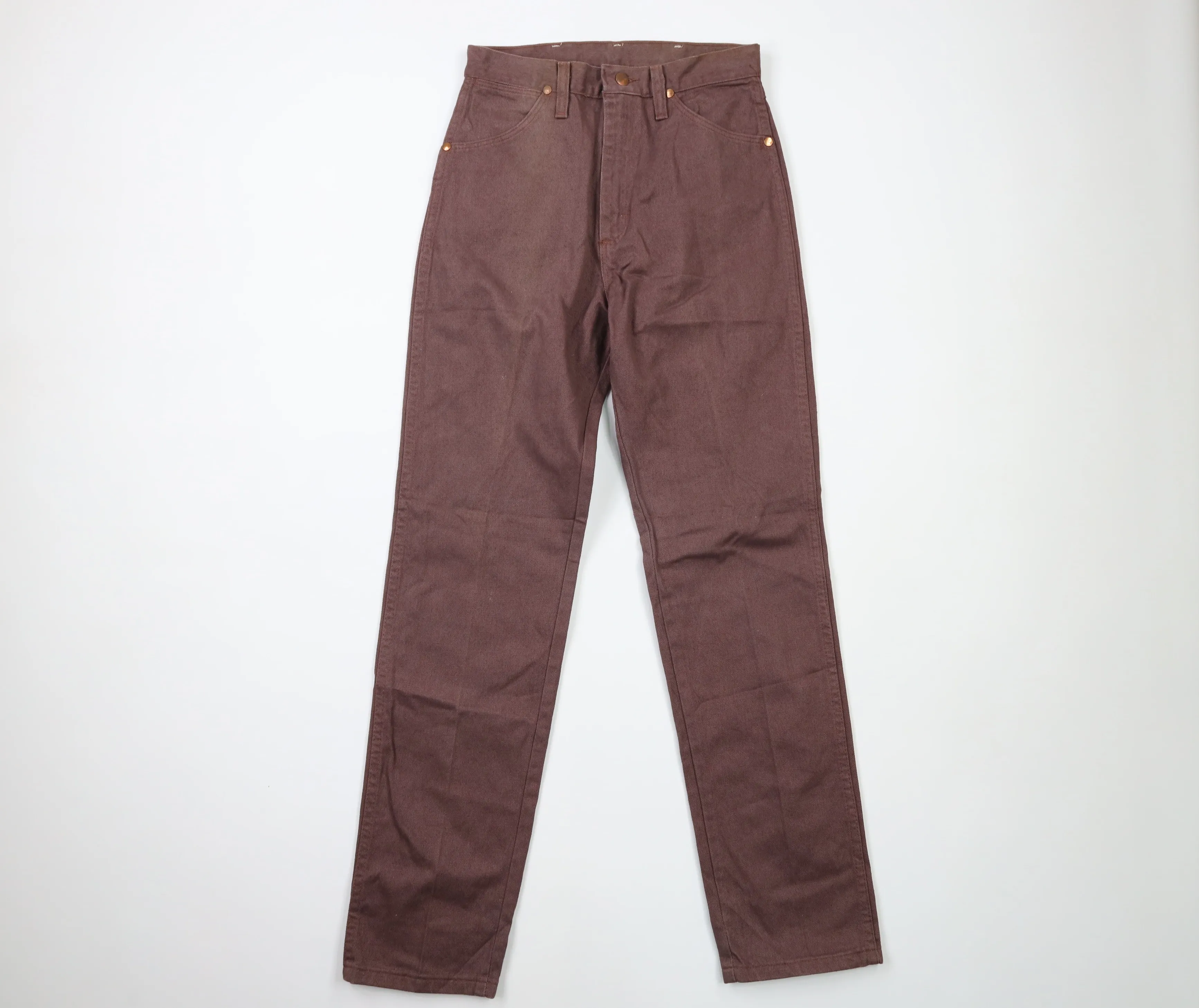 NOS Vintage 90s Wrangler Tapered Leg Cowboy Cut Jeans Brow