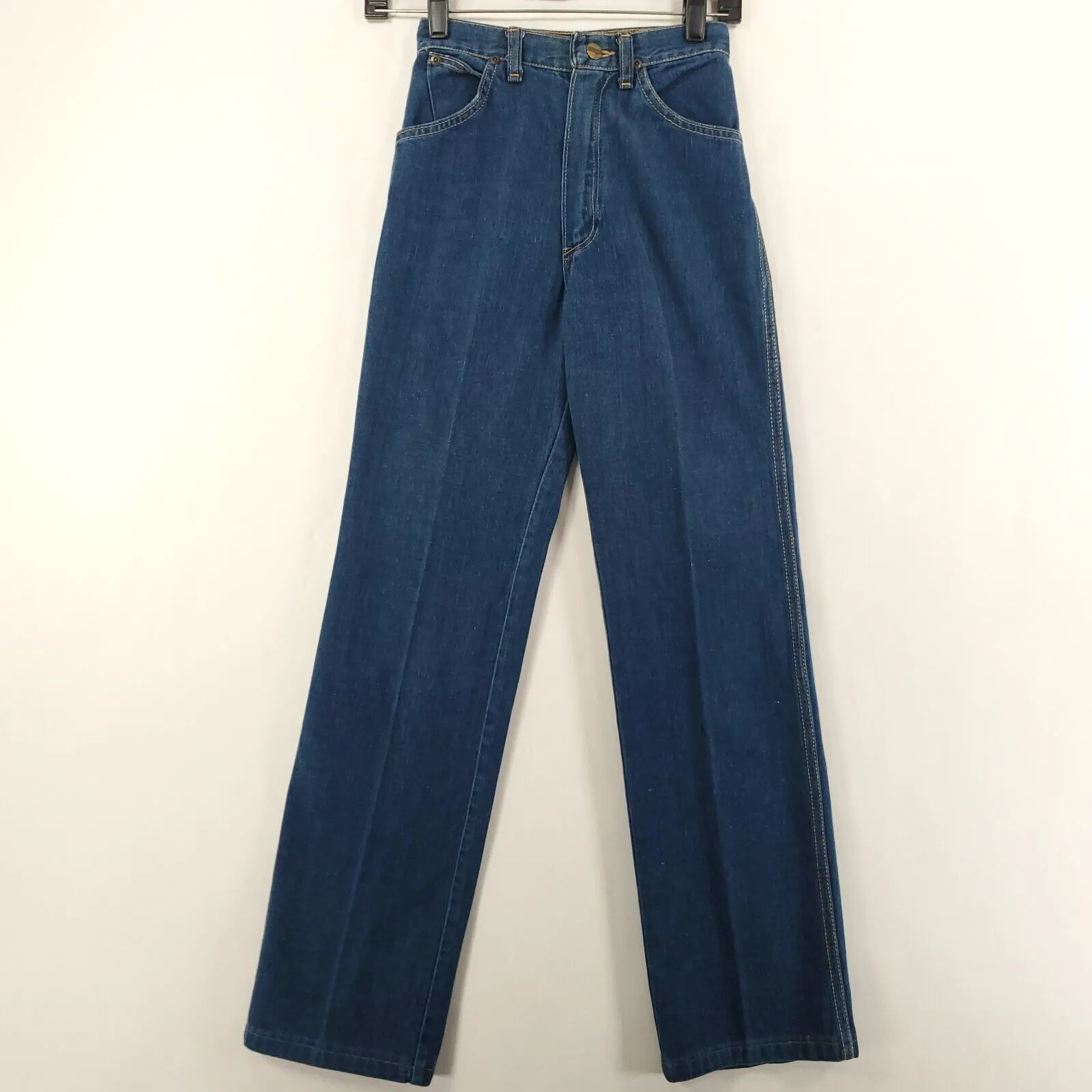 Vintage Wrangler Jeans Womens 23x34 Hi Rise Waist Mom Jean No Fault Scovill USA