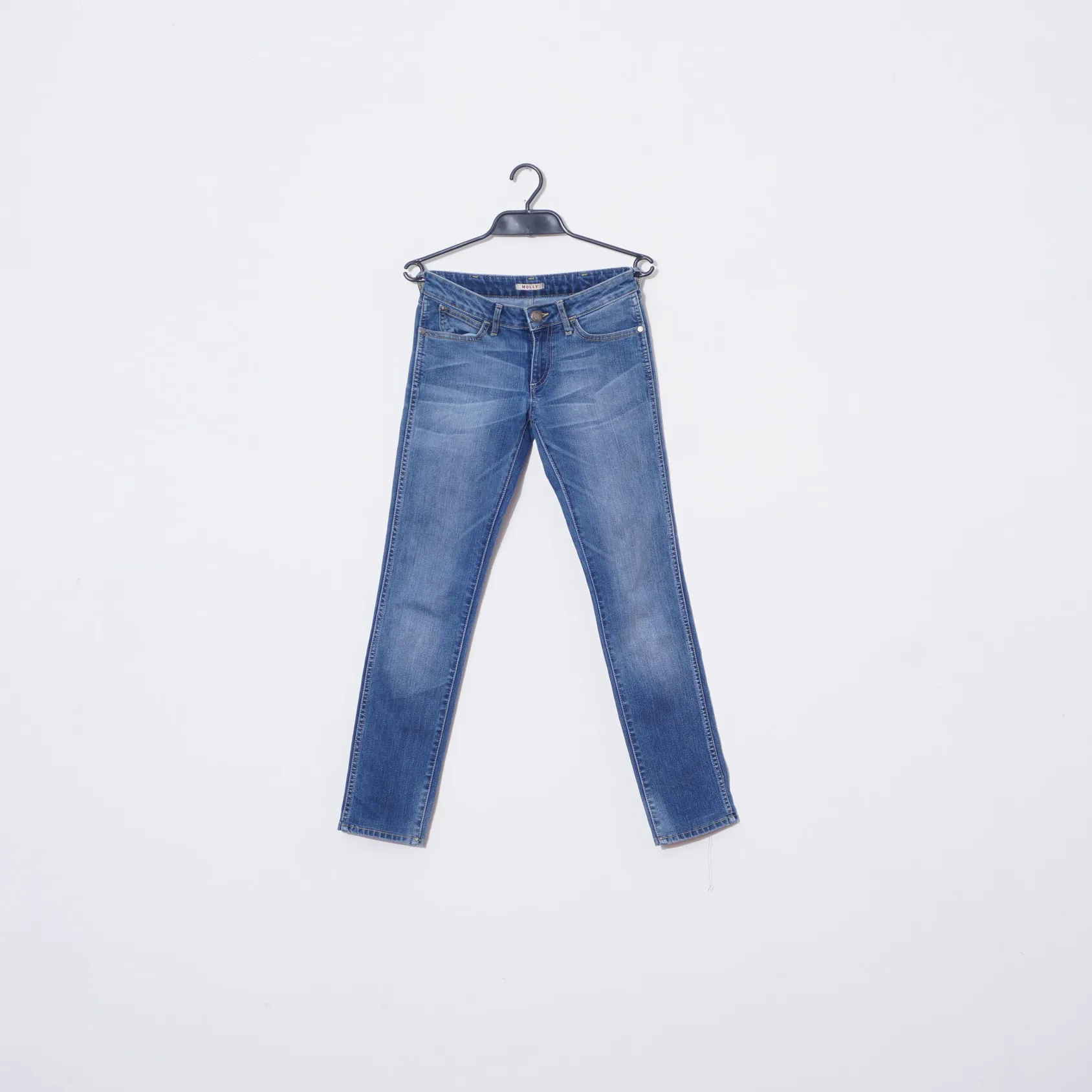 Wrangler Molly W25 L30 jeans pants trousers cotton blue S