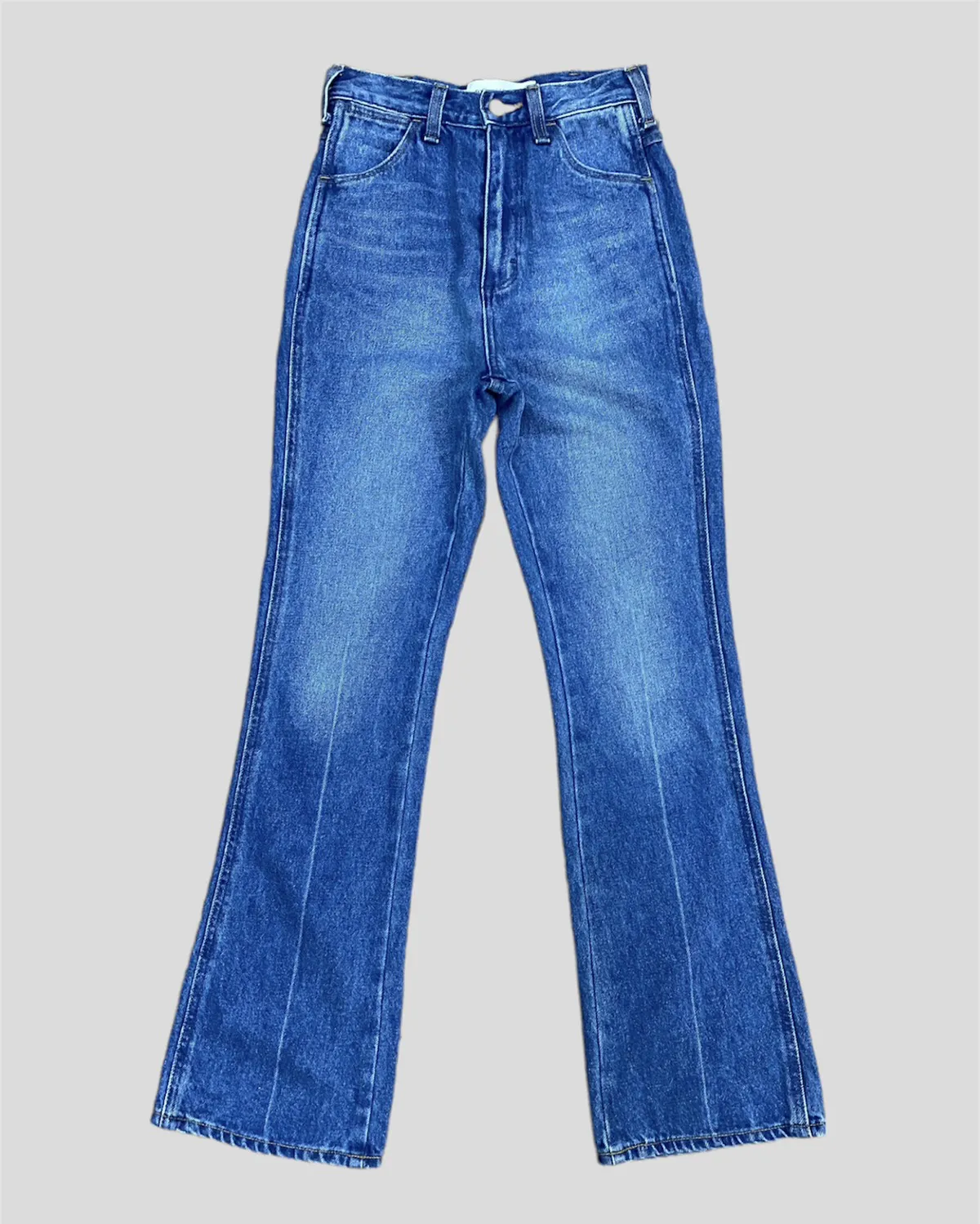 Vintage WRANGLER Blue Bootcut Flared Denim Jeans