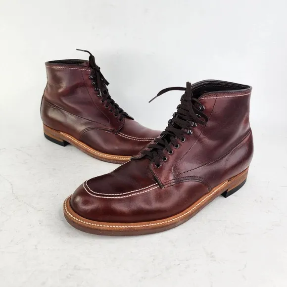 ALDEN Men's 403 MOC TOE INDY CHUKKA BOOT US 10 D/EE BROWN CHROMEXCEL TRUBALANCE