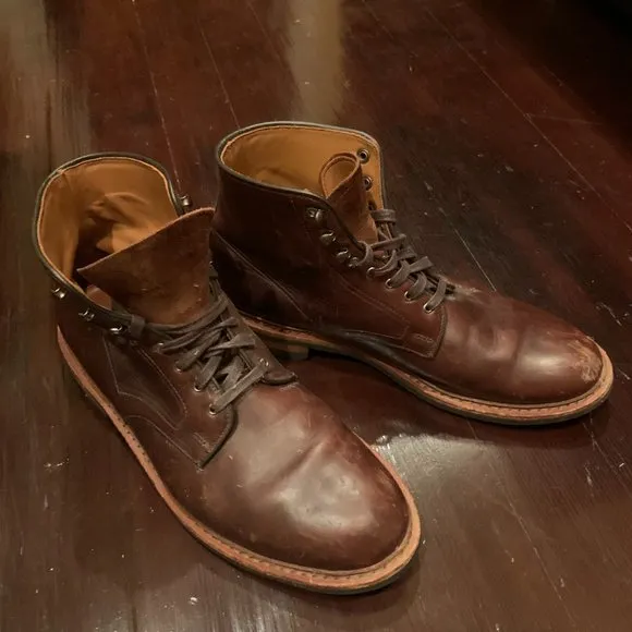 Allen Edmonds Brown Higgins Mill Boot Size 11.5 US