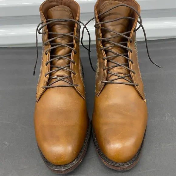 Allen Edmonds Shaker Heights Boots Leather Tweed MSRP495.00