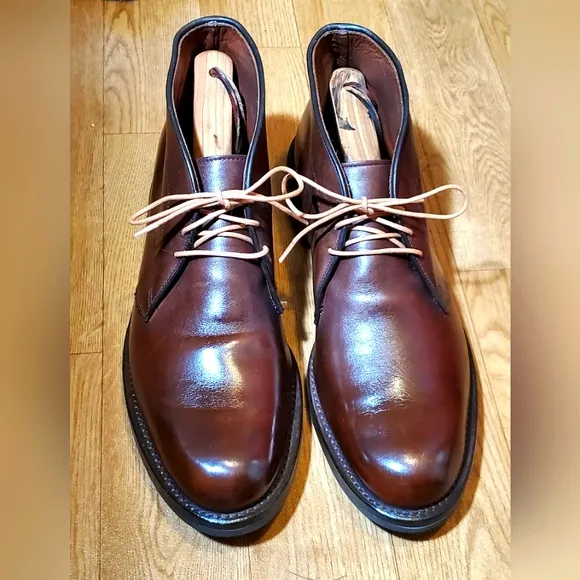 ALLEN EDMONDS Boots Malvern Chukka Brown Leather Sz 11.5