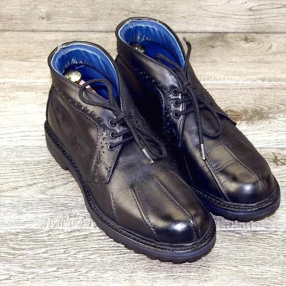 Allen Edmonds LOGAN Boot 8.5 D Black * new Bags (add $15 new Shoe Trees)
