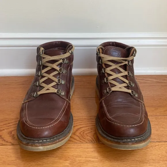ALLEN EDMONDS BROWN ROTHSAY ANKLE BOOTS