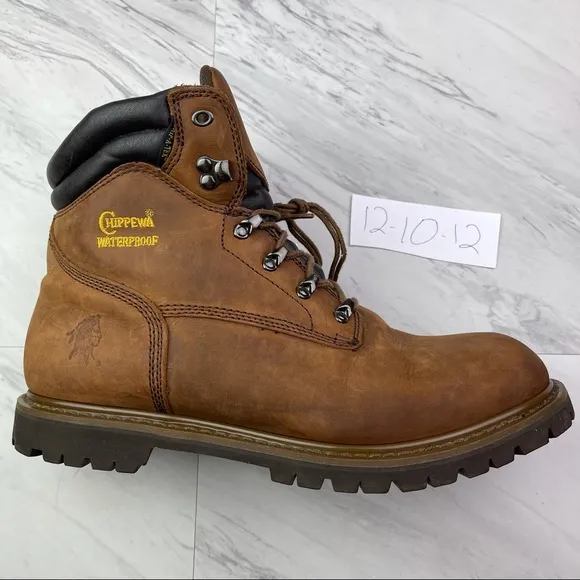 Chippewa Men's (size 12) Birkhead Insulated Waterproof Boot Brown chip-a-tex C12