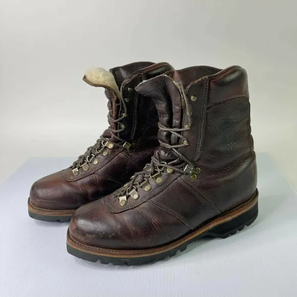 VTG CHIPPEWA Men's 20009 BRIAR PITSTOP 9" TALL BOOTS US 9.5 3E Shearling Boot