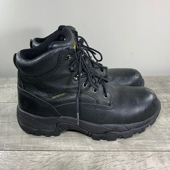 Chippewa 55176 IQ 6” Waterproof Leather Work Utility Comp-Toe Boots Men's Size 8