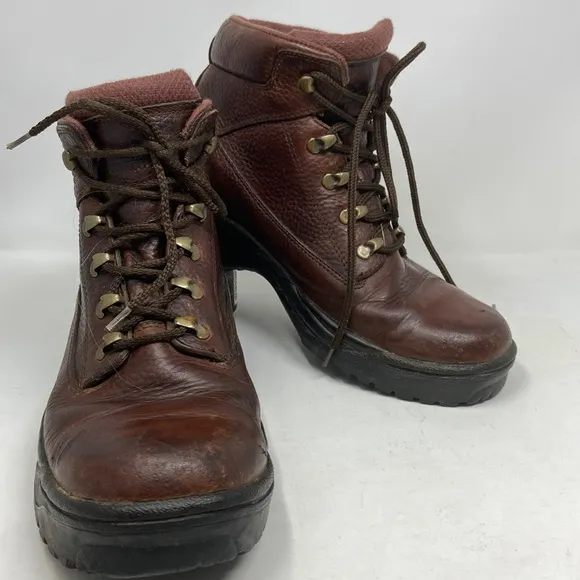 Chippewa Boots Brown Leather Work Snow Insulated Boots sz 9 1/2W