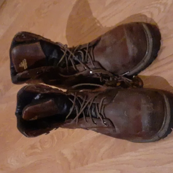 Chippewa Mens logger boots steel toe Size 10M