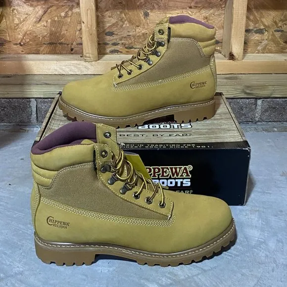 Chippewa Golden 24514 Leather Boots 6" Insulated Soft Toe Work Boots Size 13M
          
      NWT
