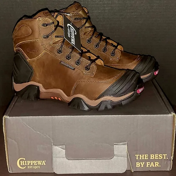 Chippewa Men's Work Boots Cross Terrain Nano Composite Toe Graphite AE...
          
      NWT