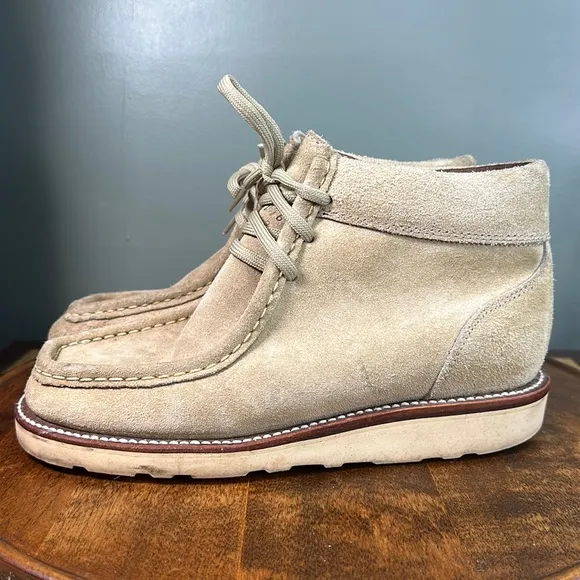 Chippewa Suede  Moc Toe Lace Up Chukka Boots Men's 8 Wide