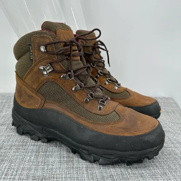 Chippewa Men’s Hiker Boots Sportility Steel Toe 25930 Brown Leather Size 11 W