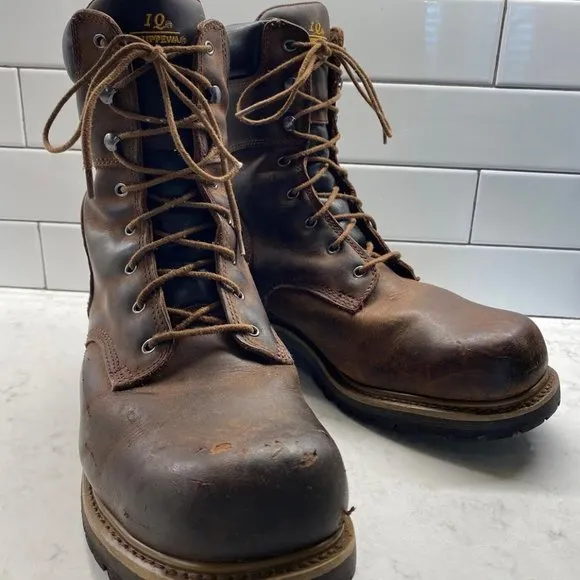 Men's Chippewa Boots 8" Steel Toe Insulated Logger Work Boot 55025SIZE 14 XW (XT
