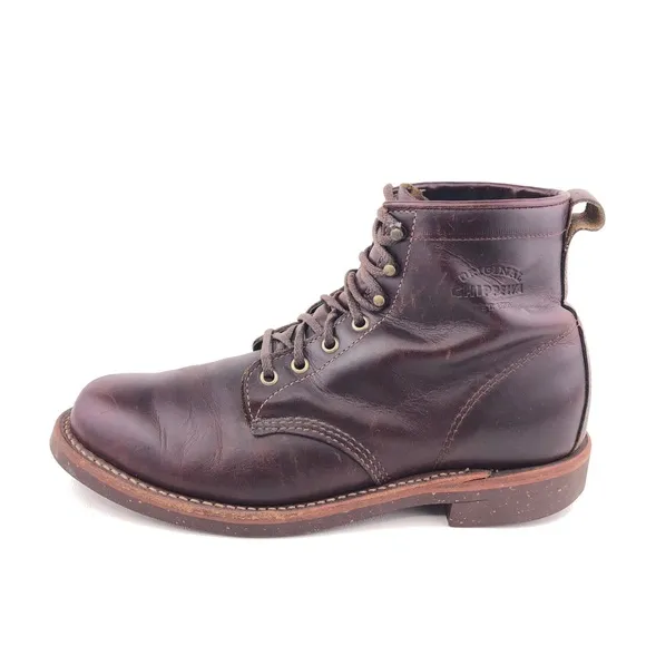 Chippewa Aldrich Cordovan 6" General Utility Service Boots 10.5D