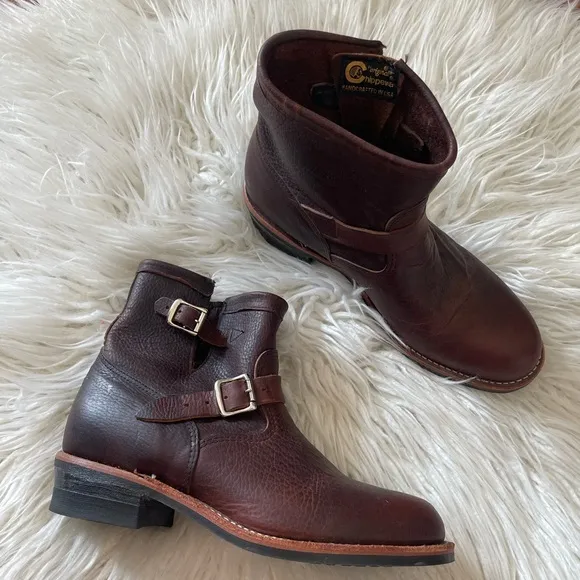 Chippewa Original Engineer Briar pit stop leather steel toe boots men’s size 13E
          
      NWT