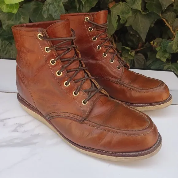 Chippewa Renegade 6" Combat Style Moc Toe Work Boots Men's Size 10.5 D