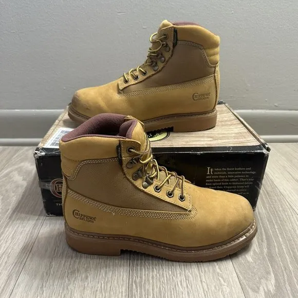 Chippewa Golden (24513) 6" Insulated Nubuc Soft Toe Waterproof Work Boot 10W