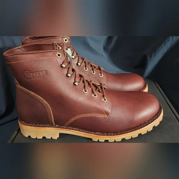 Chippewa Classic 2.0 6" Boots British Brown Mens Size 15 New With Box Defect