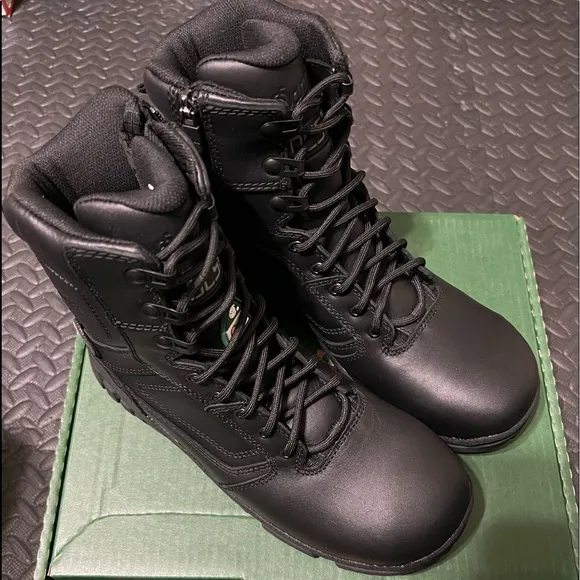 Danner Lookout 8” EMS Safety Toe Waterproof Tactical Work Boots Side Zip Size 8