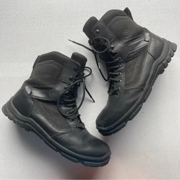 DANNER Lookout Side Zip 8” Duty Boots Size 9.5