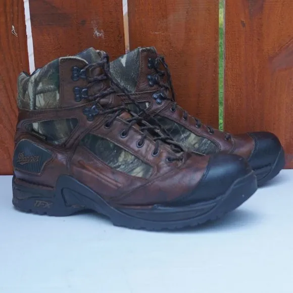 Men's Danner 6” TFX Hunter RTHD Camo GTX Gore-Tex Boots 42222 sz 13 D