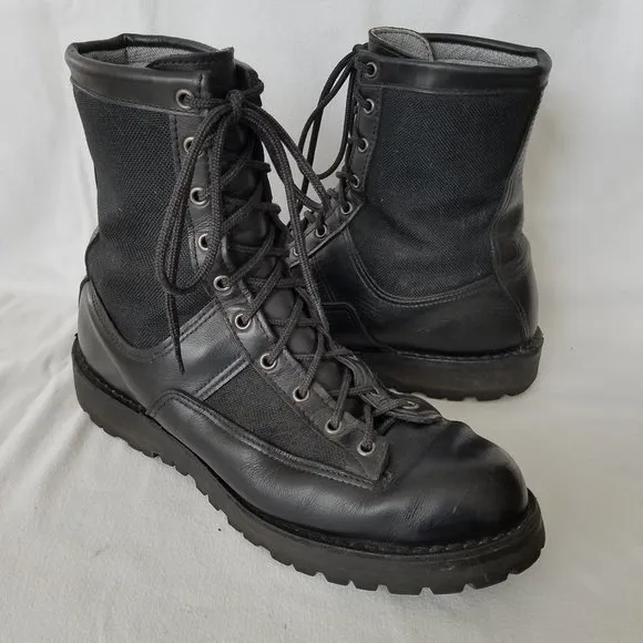 DANNER Unis Acadia Gore-Tex Boots Black Leather Military Police 21210 Men 12D