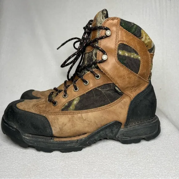 Danner Pronghorn 6” Mossy Oak Steel Toe Mens Camo Boots Size 13