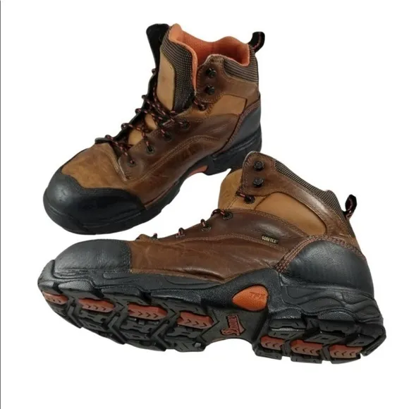 Danner Corvallis GTX 5” Steel Toe Brown Work Boots