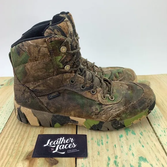 Danner Mens Boots Size 9.5 Jackal II 7" RT APG Mossy Oak Camo Gore-Tex Hunting