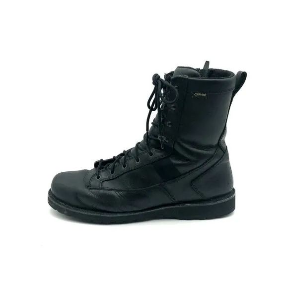 Danner 26225 Stalwart 8" Black Duty Boots Leather Side Zip Men's SZ 13 D