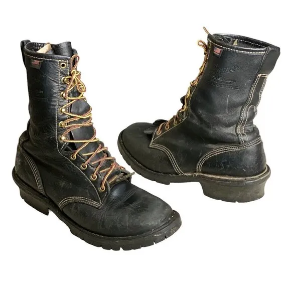 Danner Flashpoint ll 10” 18102 Men Sz 10.5 EE Wildland Firefighting Boots Black