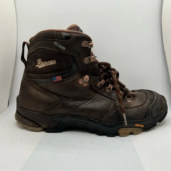 Danner Mt Adams 4.5" Boots Men’s Size 8.5 Gore-Tex Vibram Brown