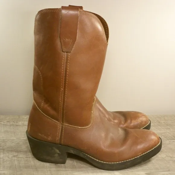 Georgia Motorcycle Biker Men's Pullon Boots Size 8
