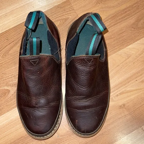Georgia Boot brown leather ankle boot size 8.5 GUC