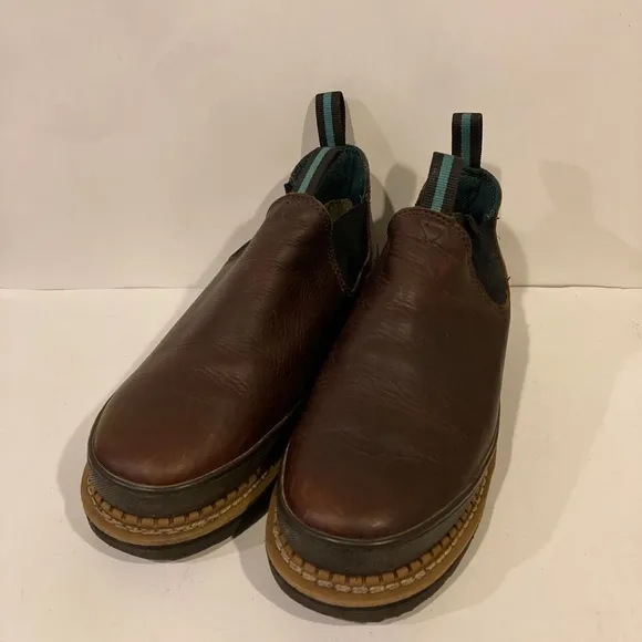 Georgia Boot Men’s Giant  Romeo Brown Slip On Work Shoes Size 8 W