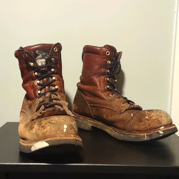 Vintage Georgia Boot Roughed Up