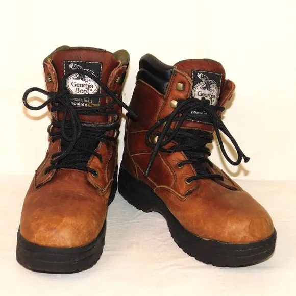 Georgia Boot Sport & Trail Thinsulate Ultra 600 Leather Work Boots Waterproof