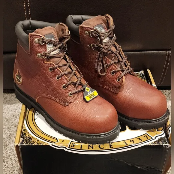 NIB Georgia Boot Oiler Steel Toe Waterproof Work Boot - Size 8
          
      NWT