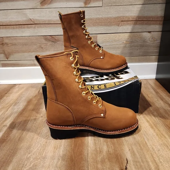 Georgia boot nib mens size 10.5 steel toe waterproof Insulated logger boots
          
      NWT