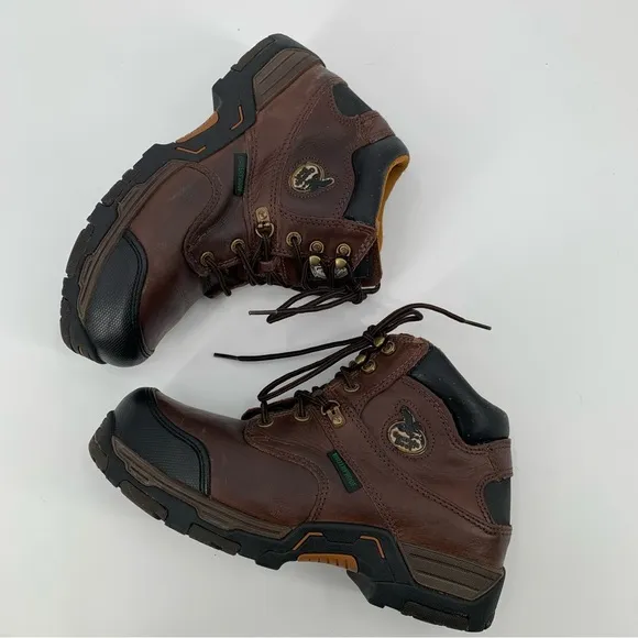 Georgia Boots Diamond Trax 6” Steel Toe Waterproof Work Boots (G6693) 8W