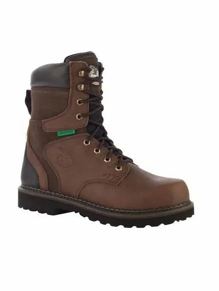 NEW GEORGIA BOOT men's brookville steel toe waterproof work boot - wide width in
          
      NWT