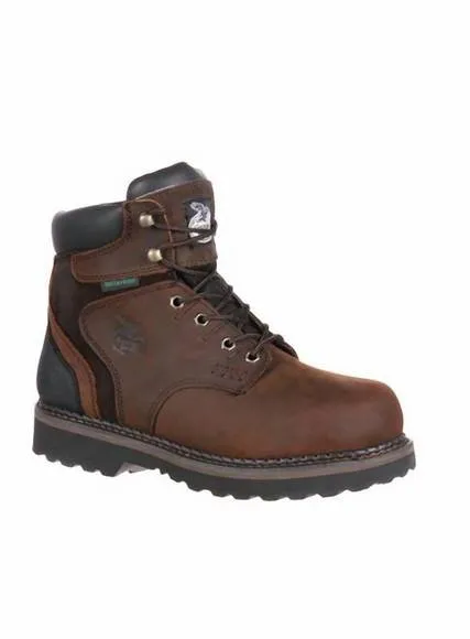 NEW GEORGIA BOOT brookville waterproof work boot - wide in dark brown
          
      NWT