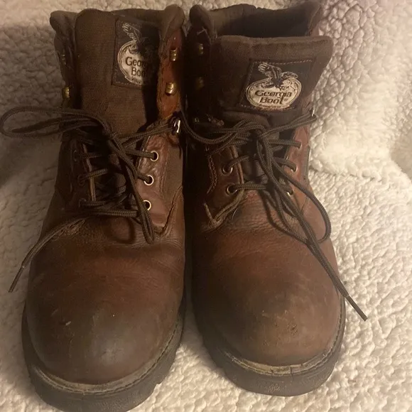 Pre-owned Georgia Work Boots Size 13M