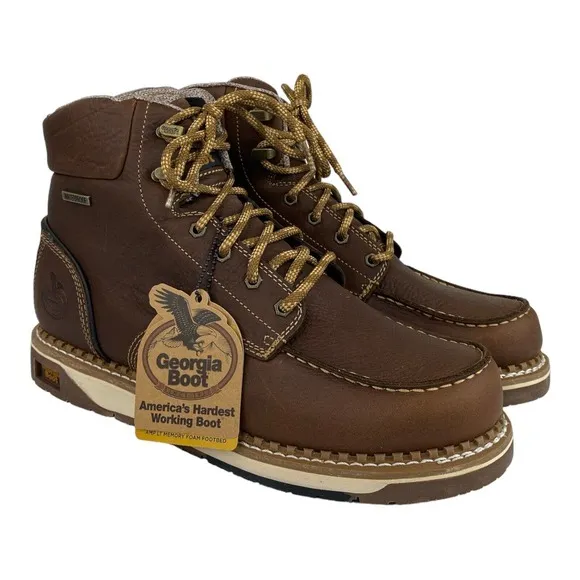 Georgia Boot WATERPROOF MOC-TOE BOOTS 12
          
      NWT